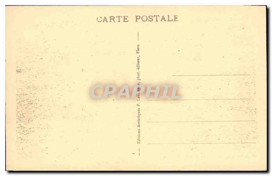 Clécy - Bords de l'Orne - Le Vey — Éditions Artisiques P. Leveque, Flers — Verso
