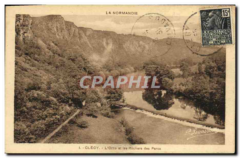 CPA Clecy L Orne et les Rochers des Parcs