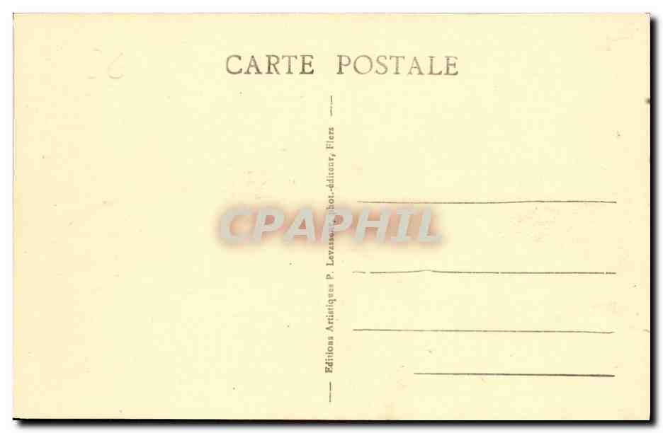 CPA Clecy Bords de l Orne vers la Cambronnerie — Verso