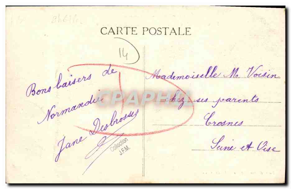 CPA Clecy L Ecluse et le Moulin du Vey — Back