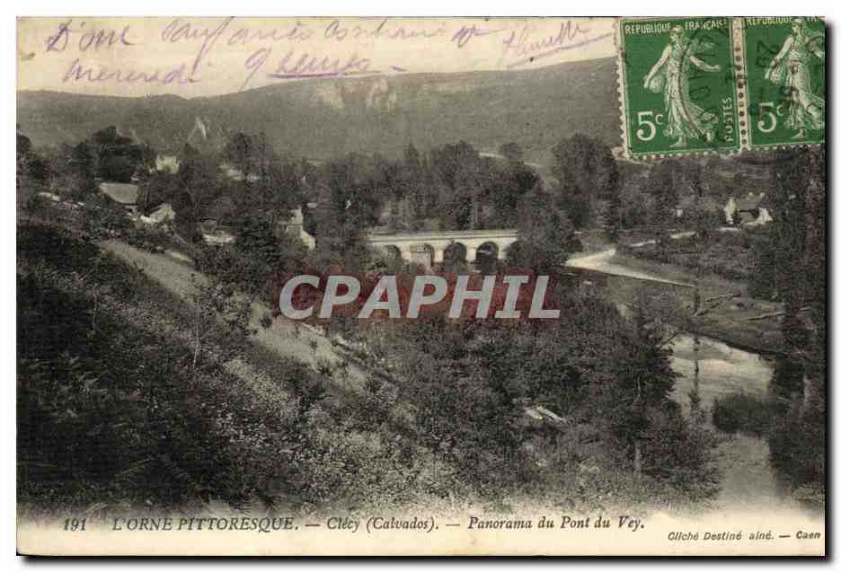 L'Orne pittoresque — Clécy (Calvados) — Panorama du Pont du Vey