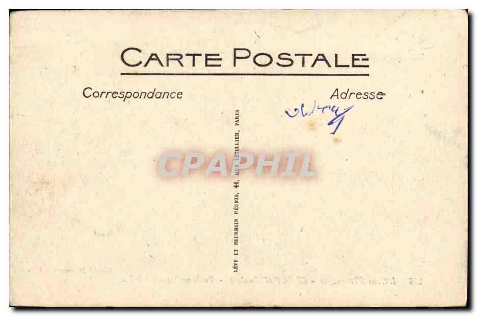 Drei Bögen des Viadukts — CLEÉGY (Caleados) — Cliché Desture — Rückseite