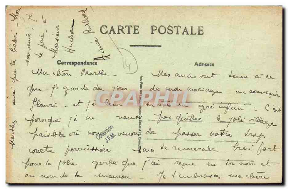Clécy (Calvados) — Le Moulin und Collines du Vey — Cliché Maillaut, Caco — Rückseite