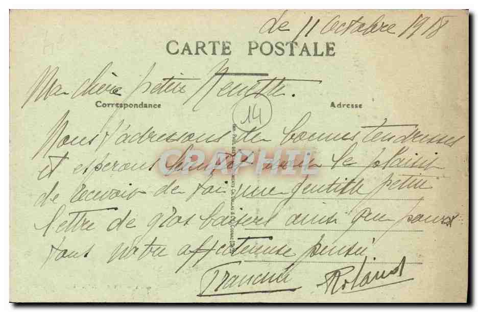 Clécy (Calvados) - L'Orne et le Pont de la Landelle — Édition Brières, Cliché Maillaout, Caen — Verso