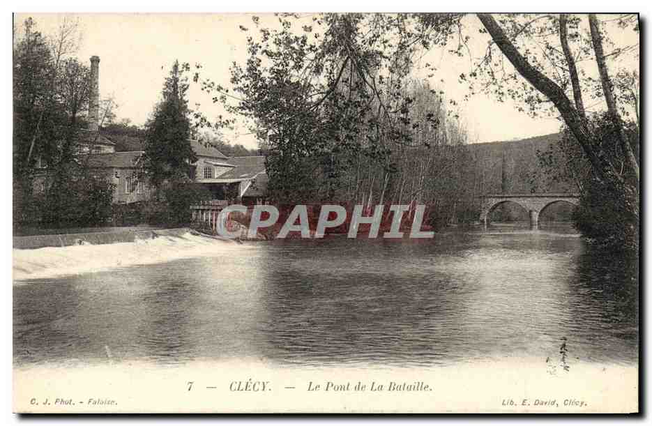 CPA Clecy Le Pont de la Bataille