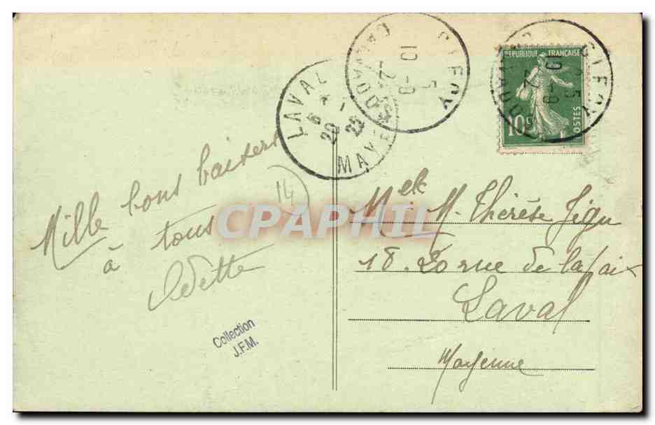 CPA Clecy L Eglise — Verso