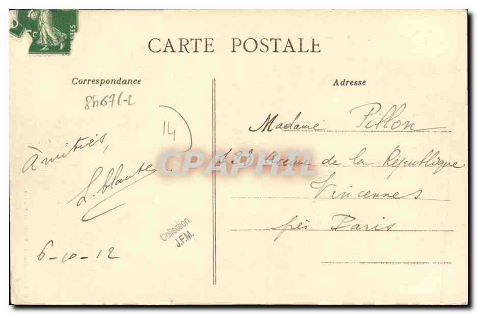 Clécy — Le grand viaduc sur l'Orne — Éditeur : Fortin & Cie, Caen (Calvados) — Verso