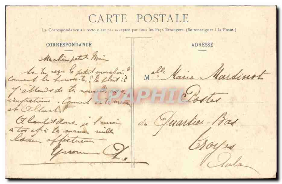 Clécy - L'Orne au Vey - C. C. 58 — Rückseite