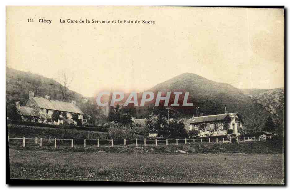 Clécy — La Gare de la Serverye et le Pain de Sucre — éditeur non identifié, n° de série 141