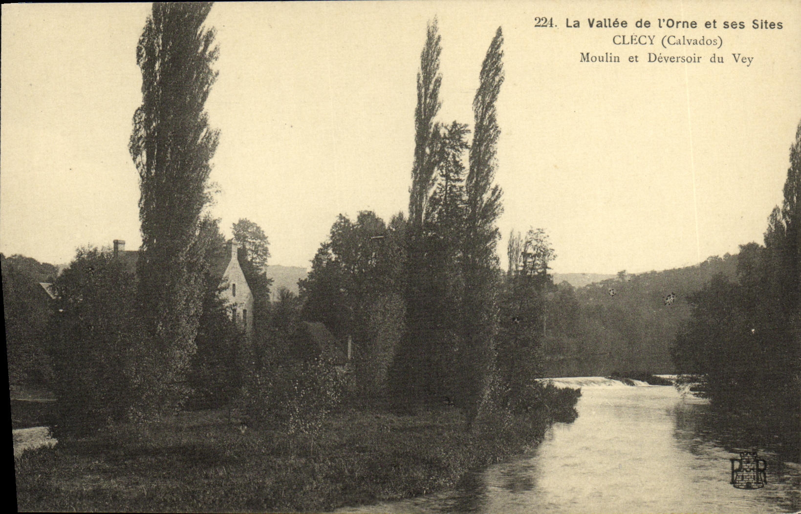 Clécy (Calvados) — Moulin et Déversoir du Vey — série 224