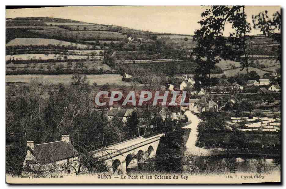 Glecy — Le Pont et les Coteaux du Vey