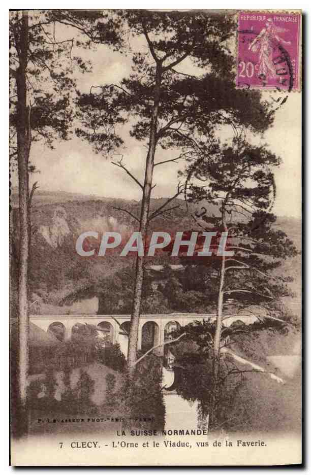La Suisse Normande - L'Orne et le Viaduc, vus de la Faverie — P. Lovaisseur Phot. — Clecy