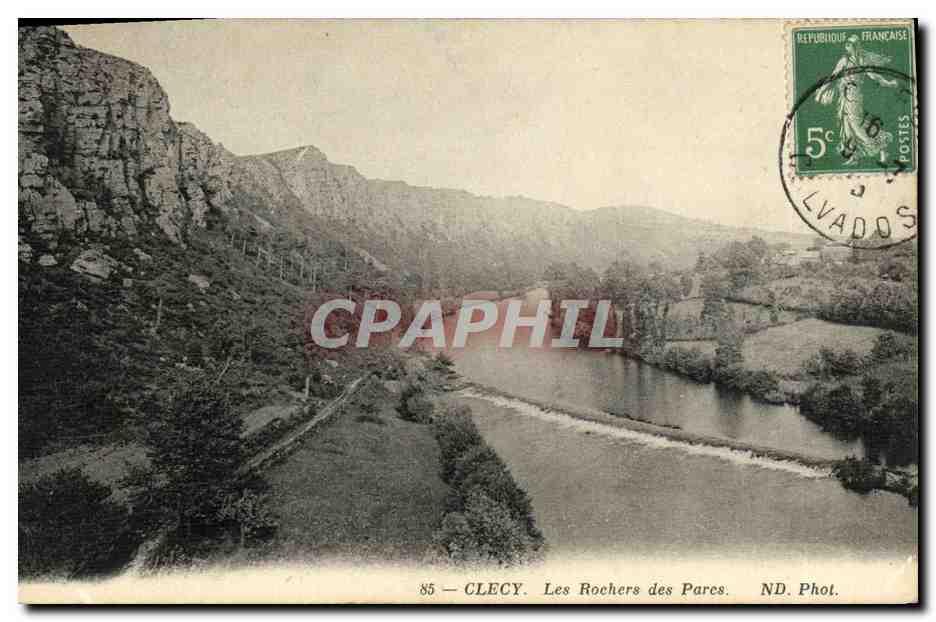 CPA Clecy Les rochers des parc