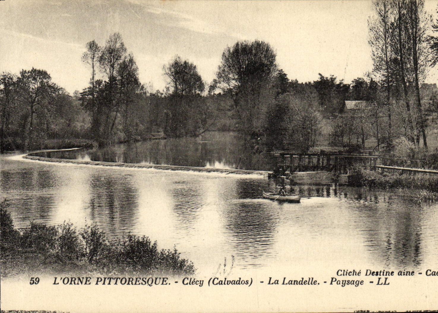L'Orne pittoresque - Clécy (Calvados) - La Landelle - Paysage - LL