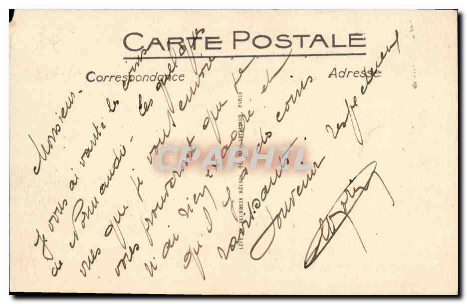 CPA Clecy Vue Prise du Pont de la Serverie — Rückseite