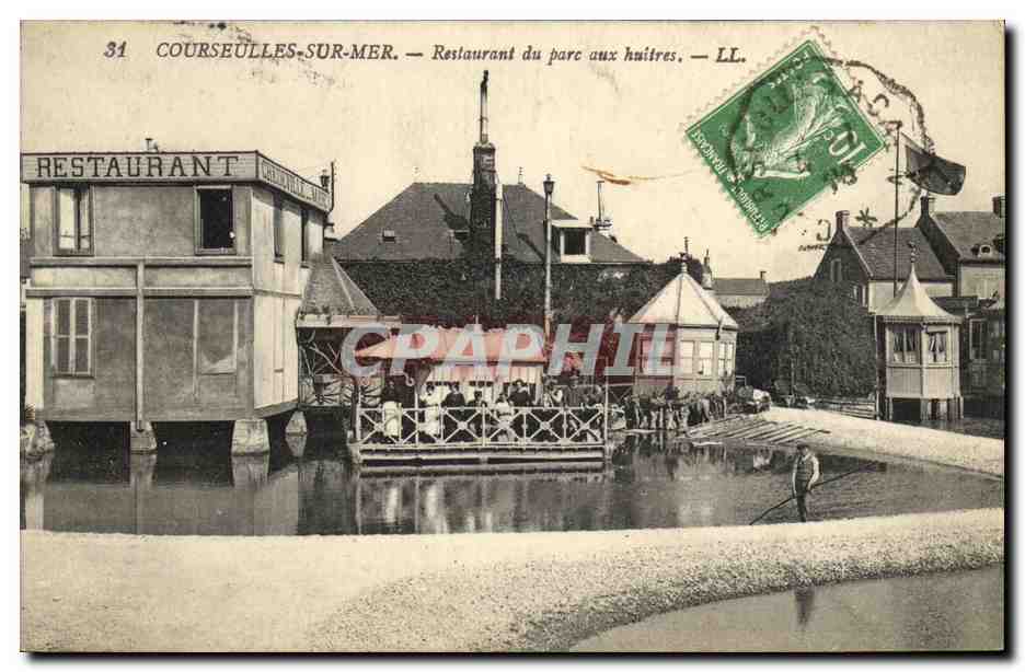 Courseulles-sur-Mer — Restaurant du parc aux huîtres — LL.