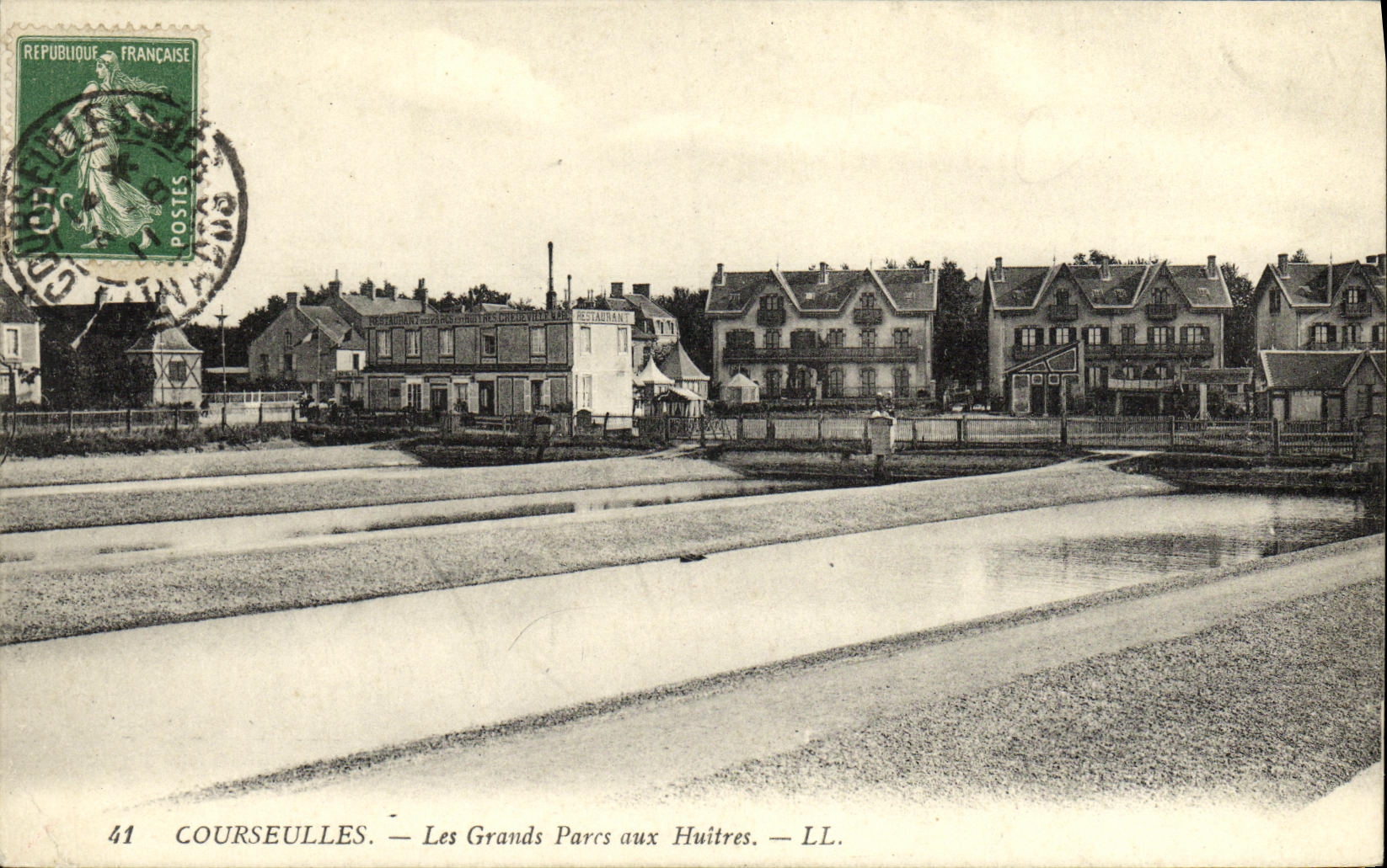Courseulles — Les Grands Parcs aux Huîtres — LL. — N°41