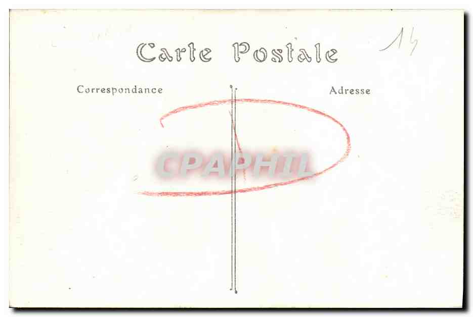 CPA Courseulles Sur Mer Le Parc Aux huitres  — Verso