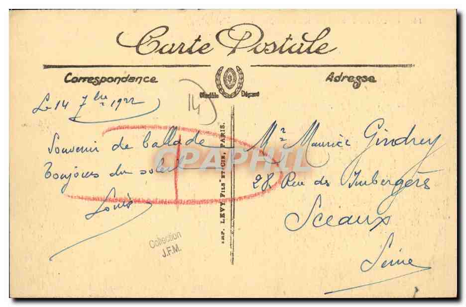Courseulles-sur-Mer — Les deux Jetées — LL. — Rückseite