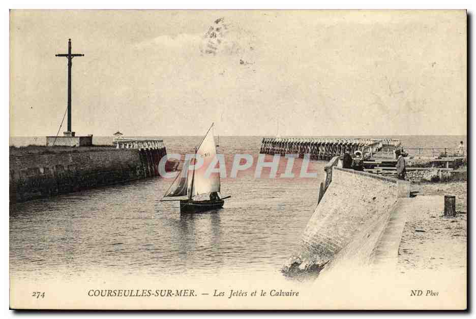 Courseulles-sur-Mer — Die Piers und das Kalvarium — ND Phot