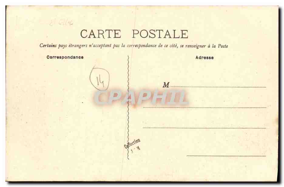 CPA Courseulles Sur Mer La jetee — Rückseite