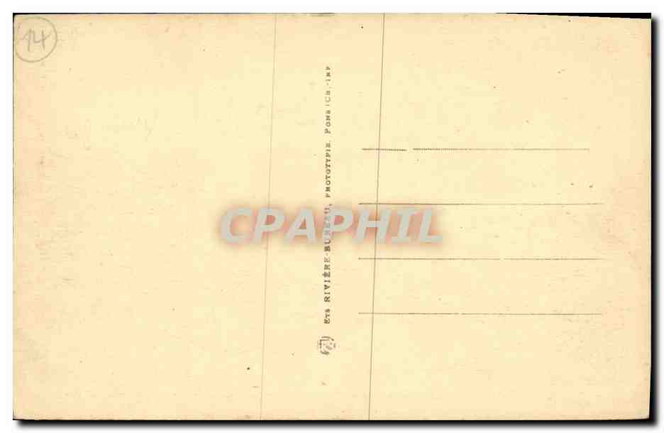 COURSEULLES-sur-MER (Calvados) — Un coin de la digue — Éditeur : Bulte-Percier, n° 3097 — Reverso