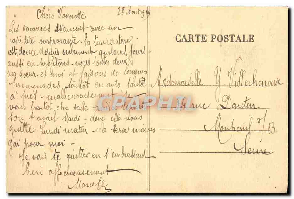 COURSEULLES-sur-MER (Calvados) — La jetée du Calvaire — Édit. Vivier-Chaplain, Chasse et Pêche — Reverso