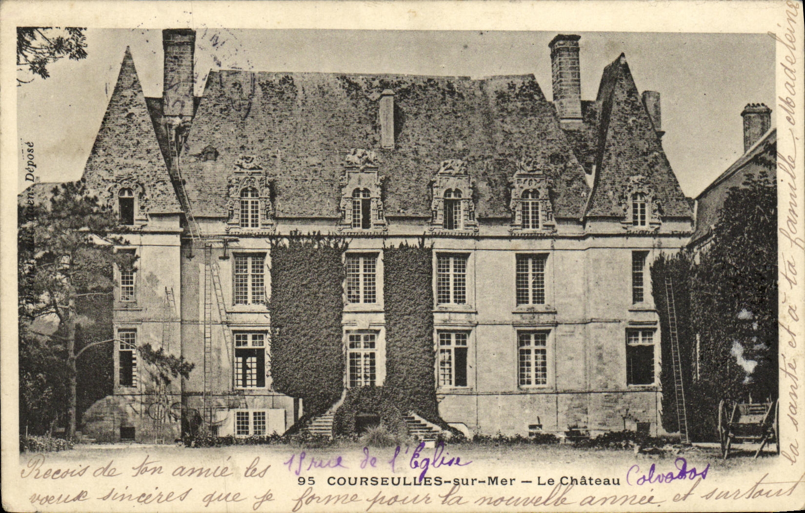 COURSEULLES-sur-Mer — Le Château — Éditeur Déposé, n°95