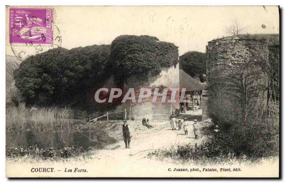 Courcy — Les Forts — C. Jeanne, phot., Falaise, Tinet, édit.