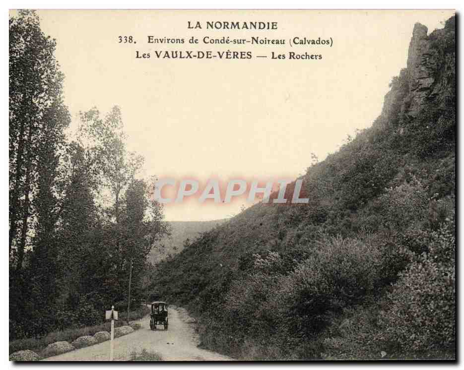 CPA Environs de Conde Sur Noireau Les Vaulx De Veres Les Rochers