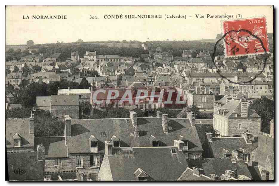 CPA Conde Sur Noireau Vue Panoramique