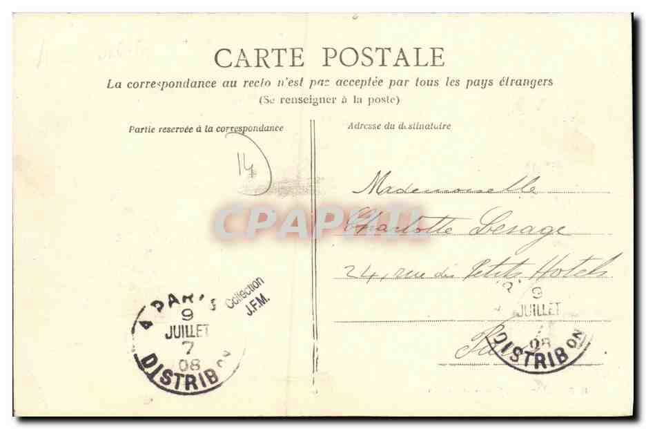 Condé-sur-Noireau — Le printemps de Normandie — Une crue du Noireau — édit. Condé-sur-Noireau — Verso