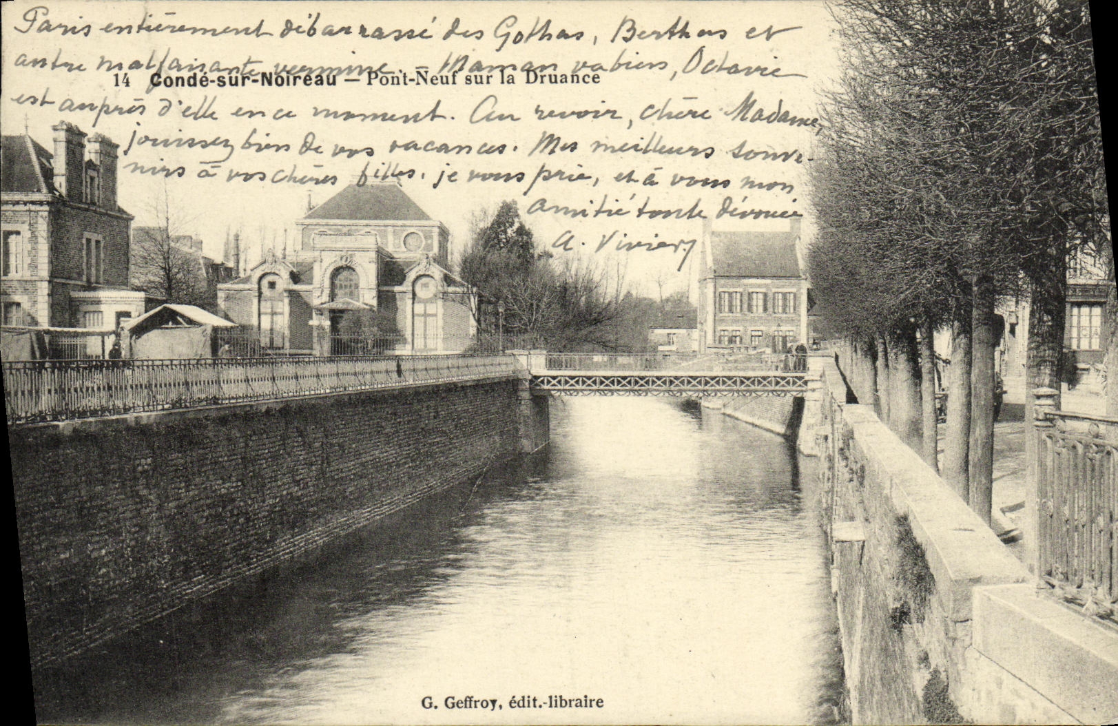 Pont-Neuf sur la Bruance — Condé-sur-Noireau — G. Geffroy, édit.-libraire