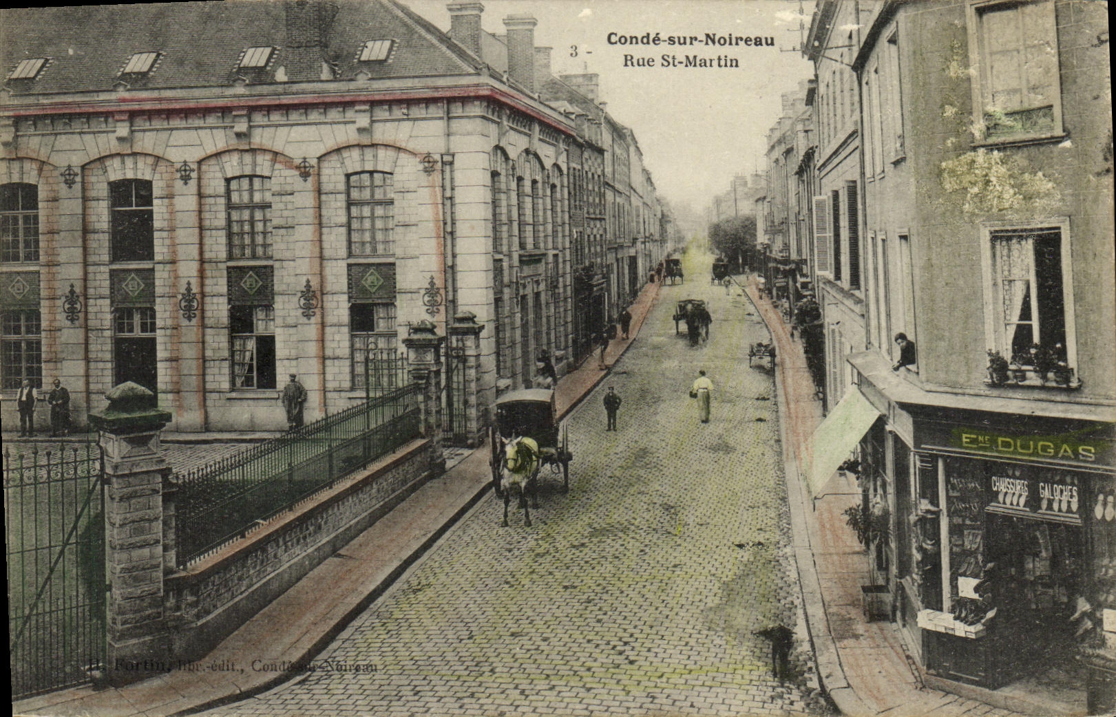 Condé-sur-Noireau — Rue St-Martin — Portinville-edit, Condé-sur-Noireau