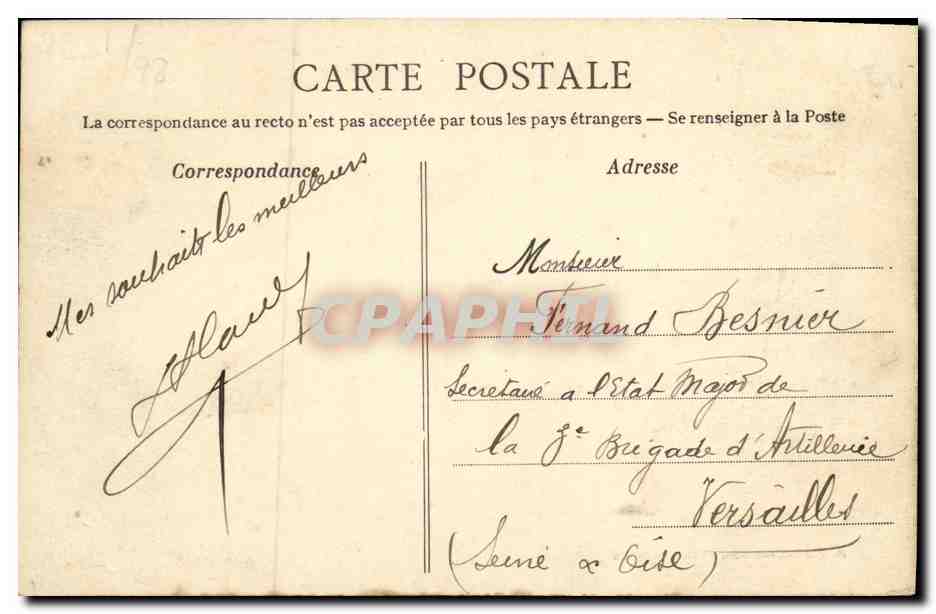 Condé-sur-Noireau — Rue St-Martin — Portinville-edit, Condé-sur-Noireau — Verso