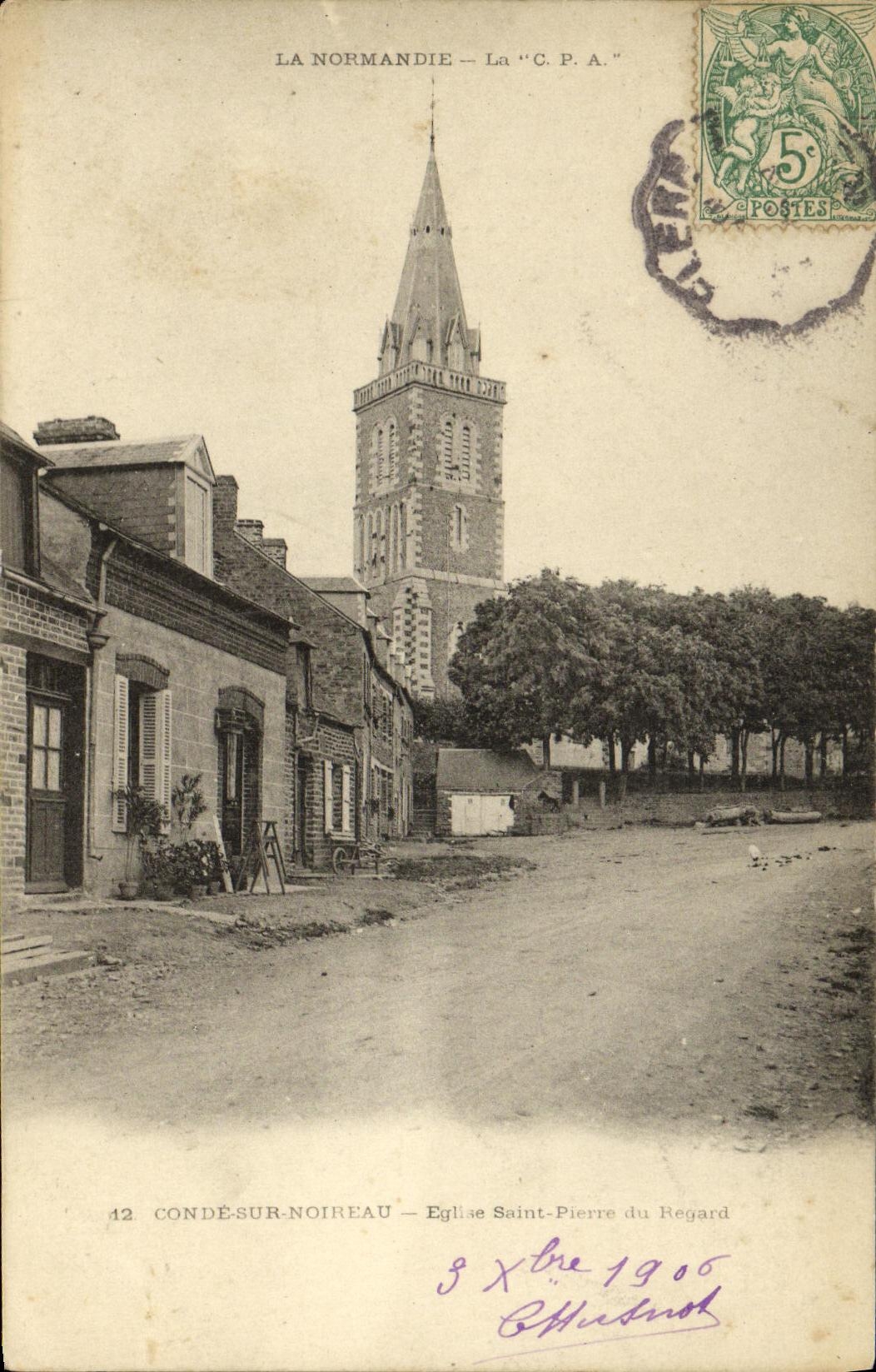 Condé-sur-Noireau — Église Saint-Pierre du Regard — La C.P.A.