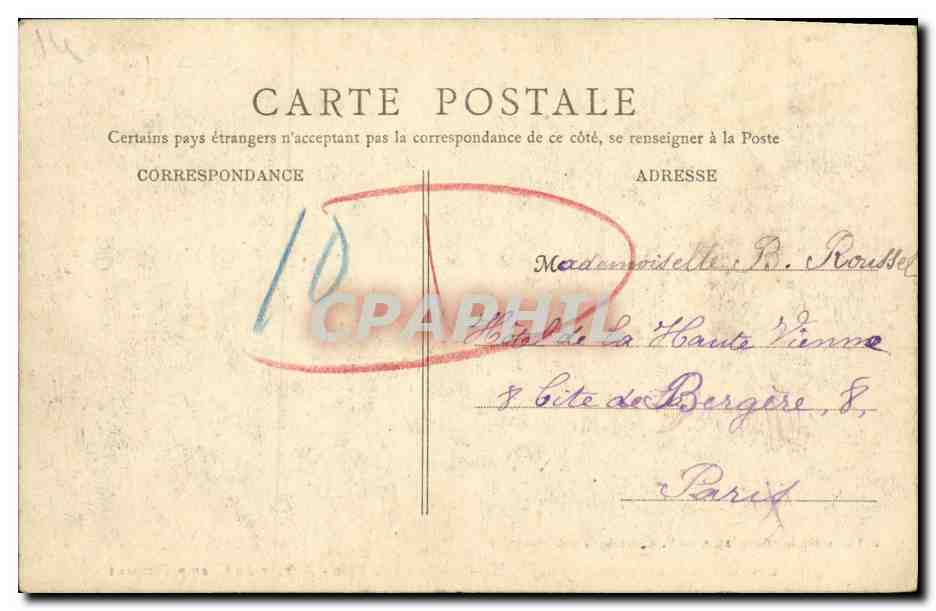 CPA Environs de Conde Sur Noireau Vallee de la Barrage du Champ Fermant — Verso