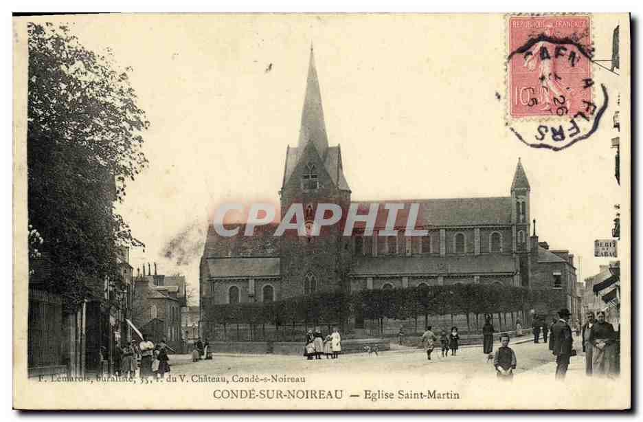 Condé-sur-Noireau — Église Saint-Martin — F. Lenarols, 35, r. du V. Château