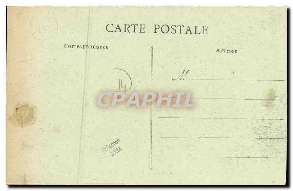 CPA Environs de Conde Sur Noireau Usine de la Martinique  — Rückseite