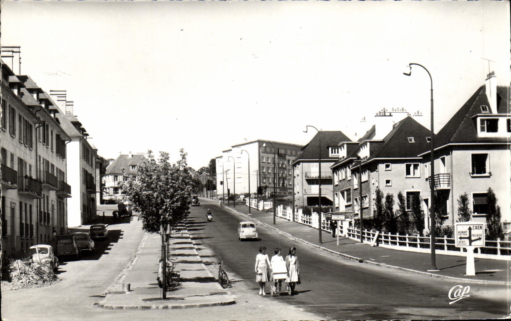 Vue de la rue du Palage à Caen — éditeur Cap
