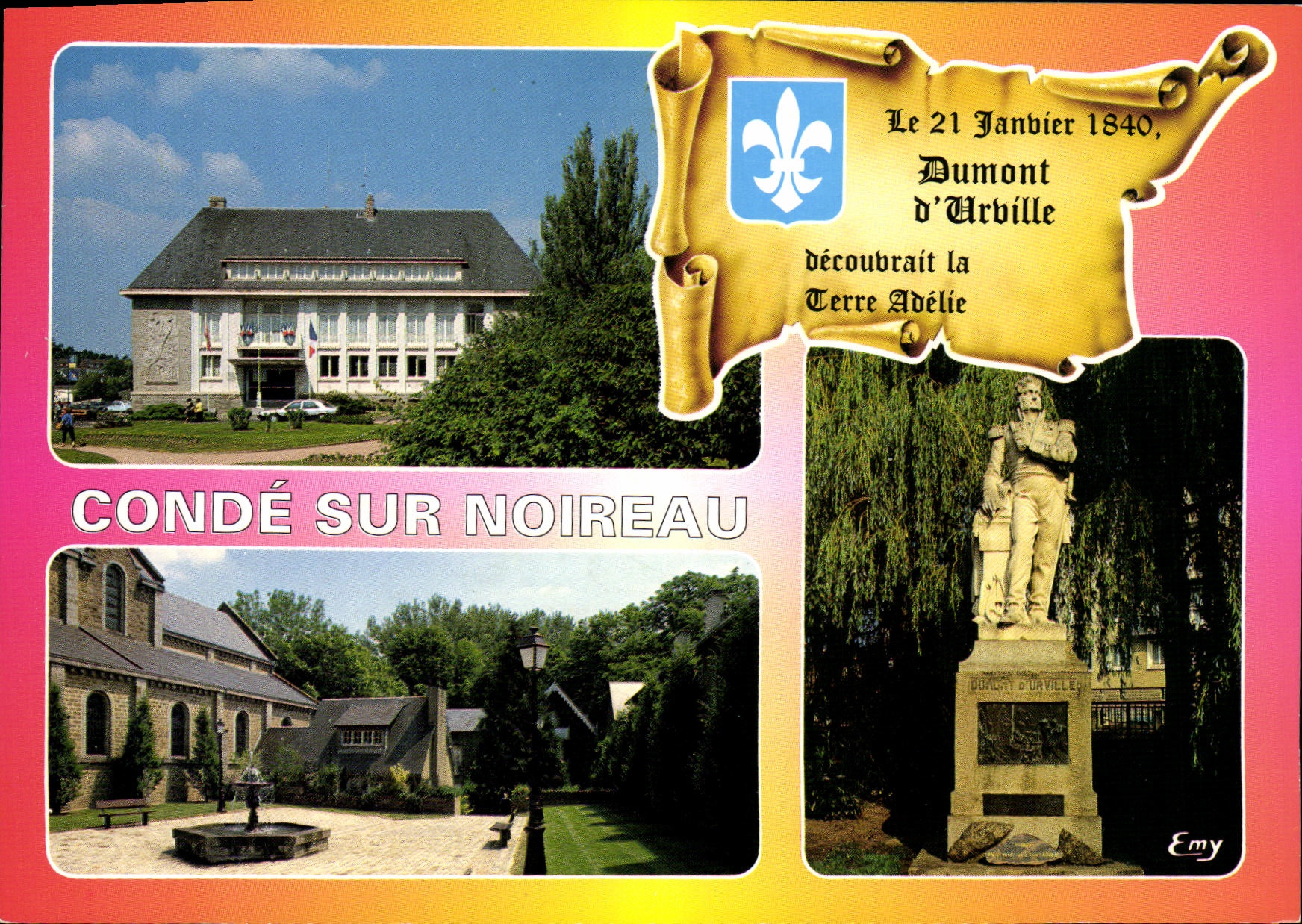 CPM Conde Sur Noireau Dumont d Urville