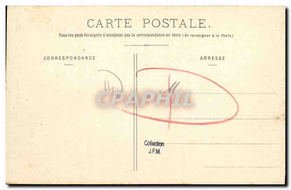 CPA Environs de Bayeux Chateau de Commes — Rückseite