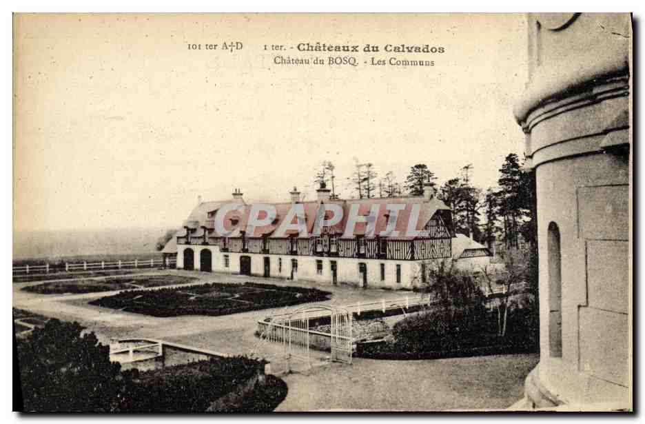 CPA Chateaux Du Calvados Chateau du Bosq Les Communs