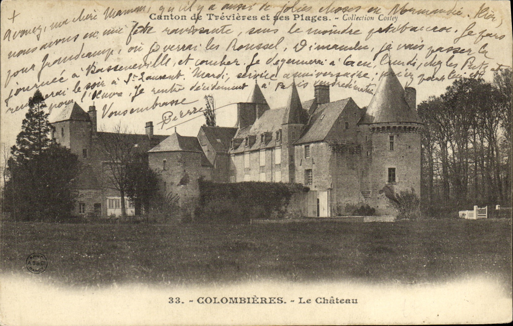 Colombières — Le Château — Collection Costey