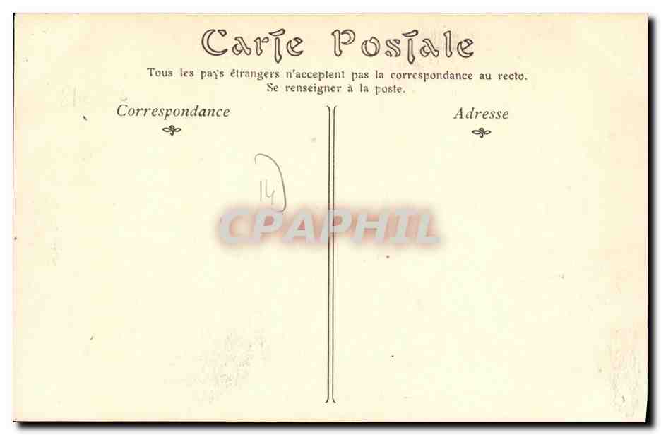 CPA Environs d Isigny Chateau de Colombieres — Rückseite