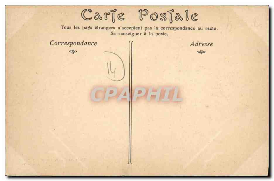 CPA Clery La Basilique — Verso