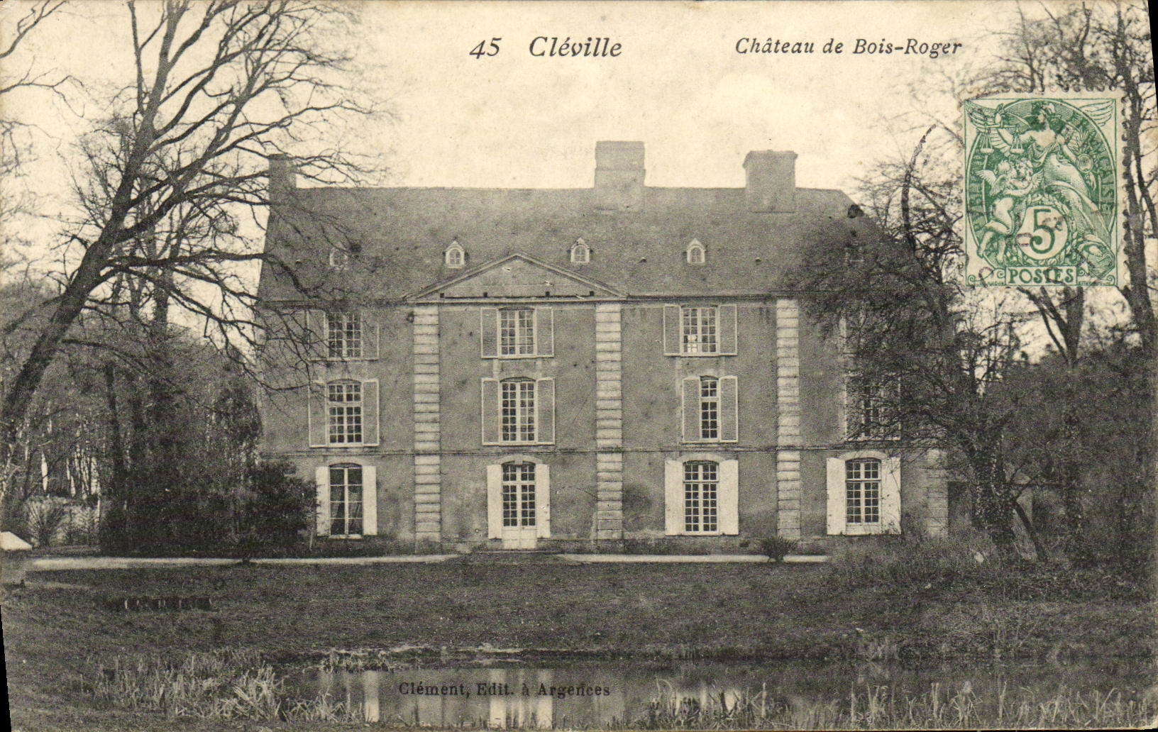 Cléville — Château de Bois-Roger — Clément, Édit. à Argencennes