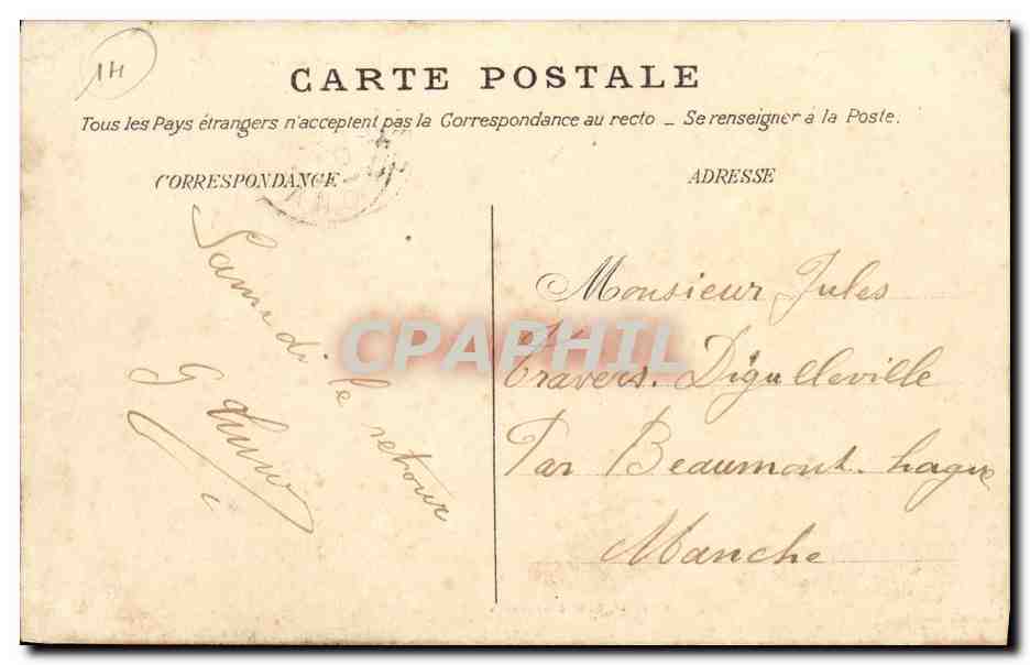 Cléville — Château de Bois-Roger — Clément, Édit. à Argencennes — Reverso