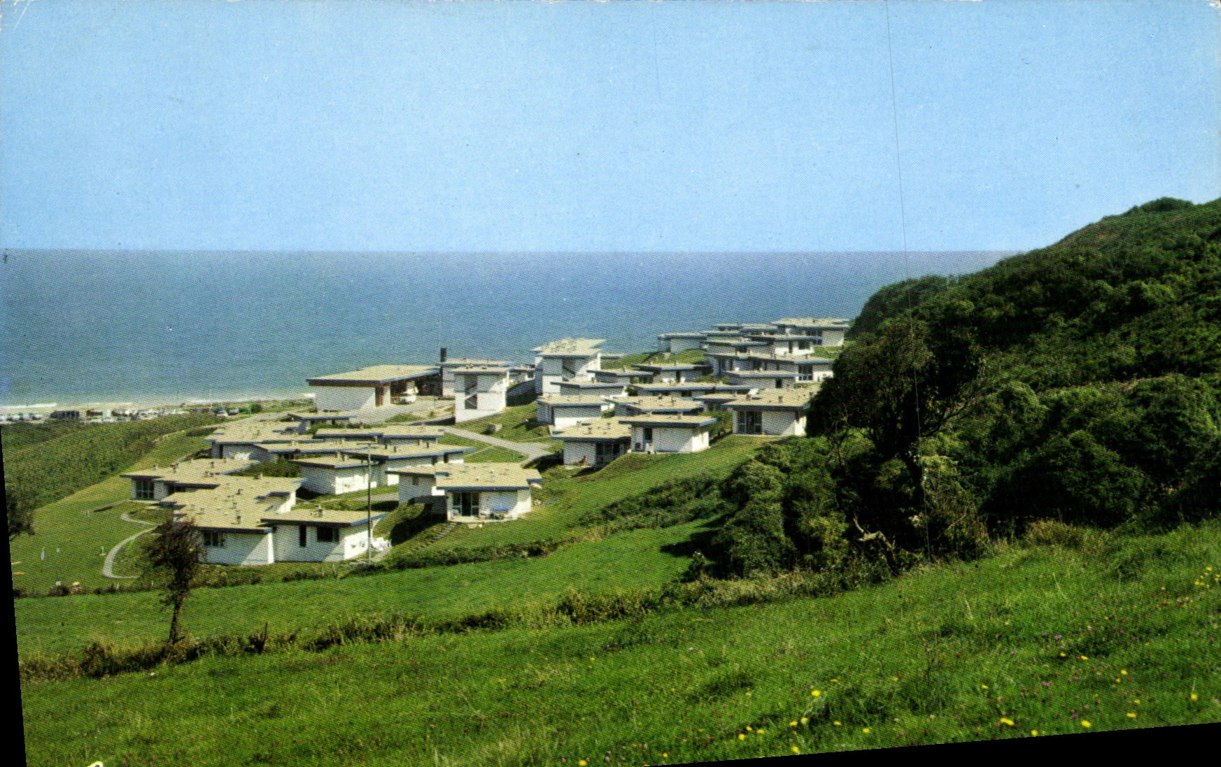 CPM Colleville St Laurent Vue du gite d omaha Beach