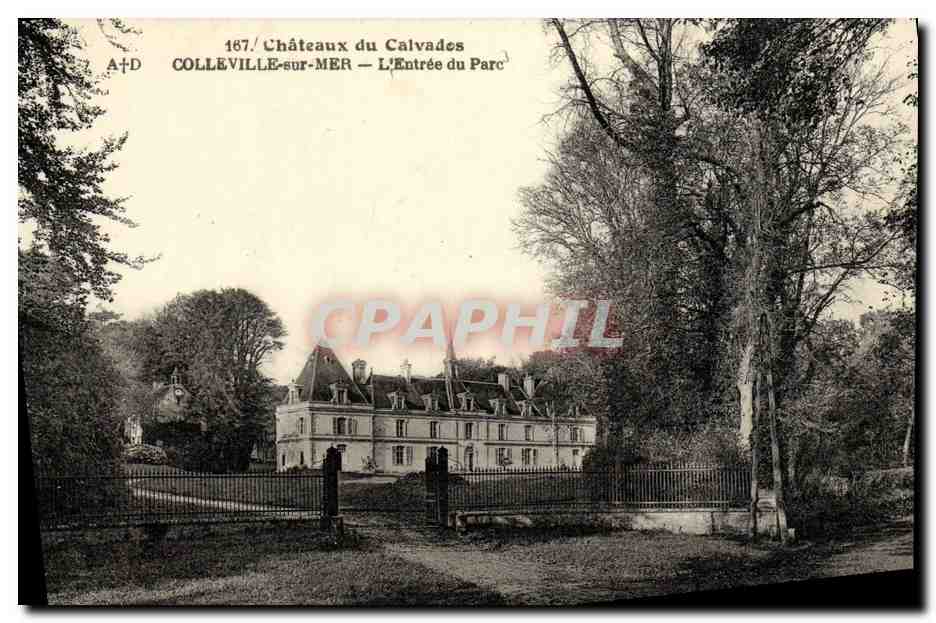 CPA Colleville Sur Mer L Entree du Parc